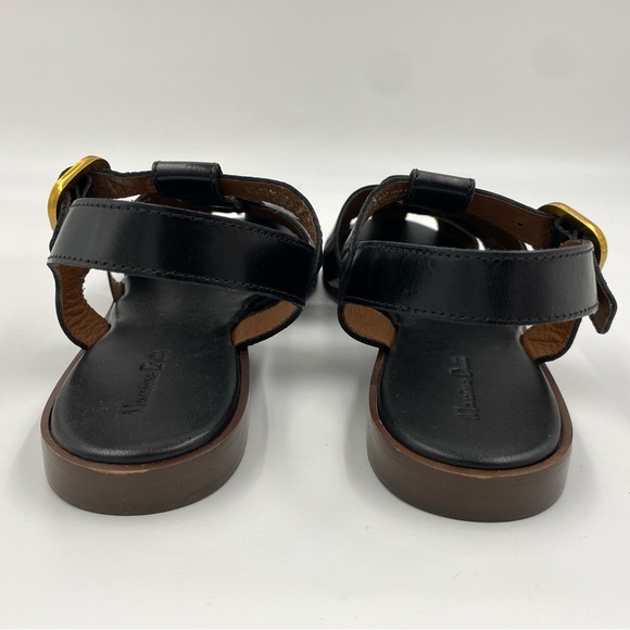 Massimo Dutti Woman's Fisherman Style Fine Leather Flat Sandals ITALY Size 42/11 - Picture 6 of 11